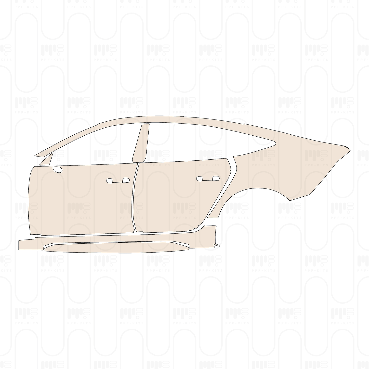 Voorgesneden PPF Audi A7 RS7 Sportback 2024