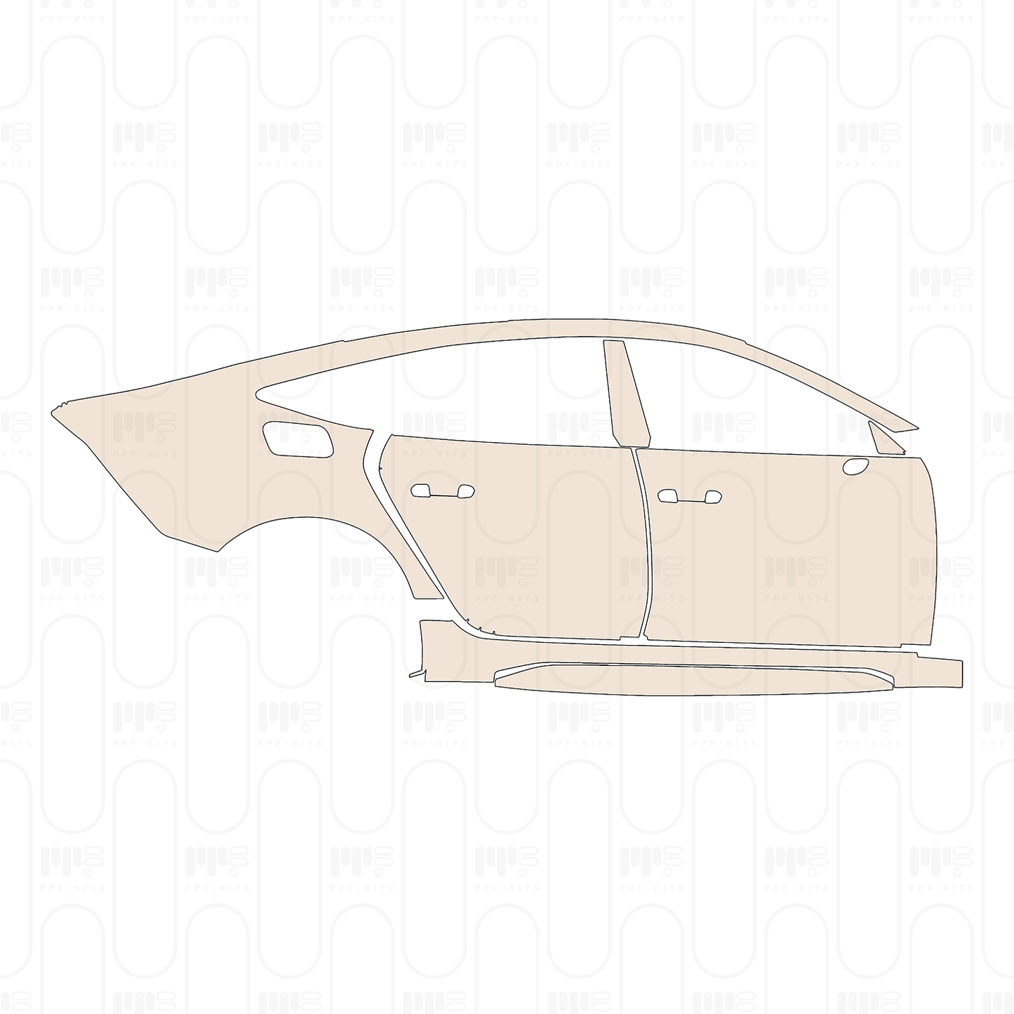Voorgesneden PPF Audi A7 RS7 Sportback 2024