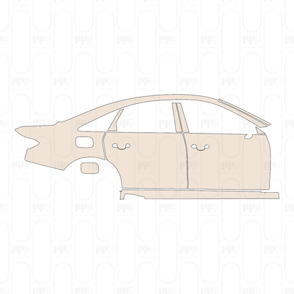 Voorgesneden PPF Audi A8 (Standard Wheelbase) Base 2025