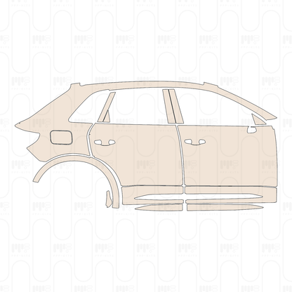 Voorgesneden PPF Audi Q3 SUV RSQ3 2025
