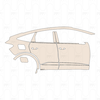 Voorgesneden PPF Audi Q4 e-tron Sportback S-Line 2025