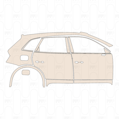 Voorgesneden PPF Audi Q5 Extended Wheelbase Base 2025