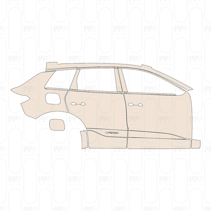 Voorgesneden PPF Audi Q6 e-tron SUV Base 2025
