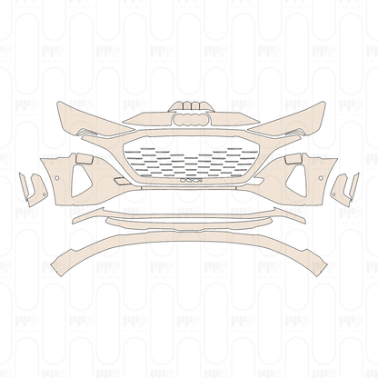 Voorgesneden PPF Audi Q8 e-tron SUV Base 2024