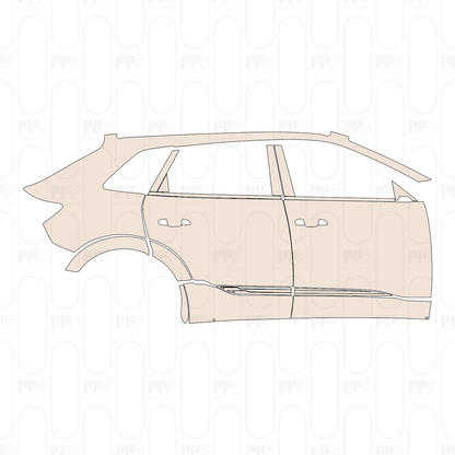 Voorgesneden PPF Audi Q8 e-tron SUV S-Line 2024