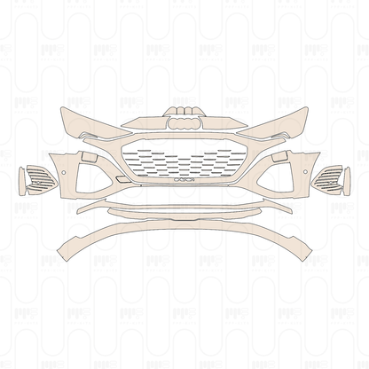Voorgesneden PPF Audi Q8 e-tron SUV S-Line 2024