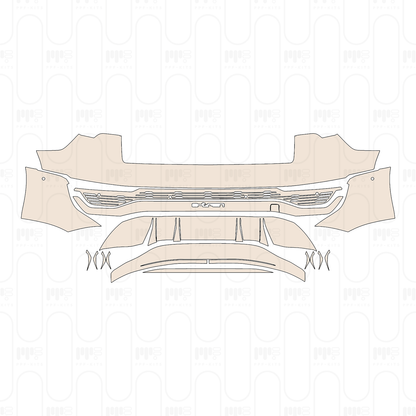 Voorgesneden PPF Audi Q8 e-tron SUV S-Line 2024