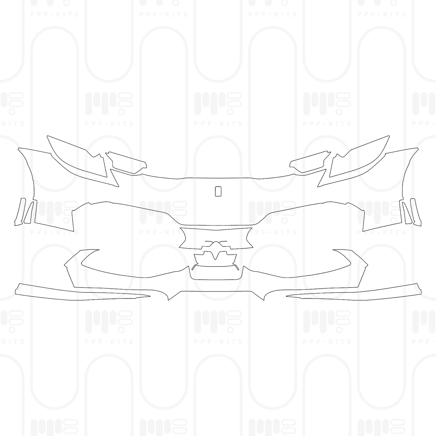 Voorgesneden PPF Ferrari 296 GTB 2025