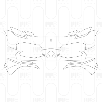 Voorgesneden PPF Ferrari 296 GTB 2025