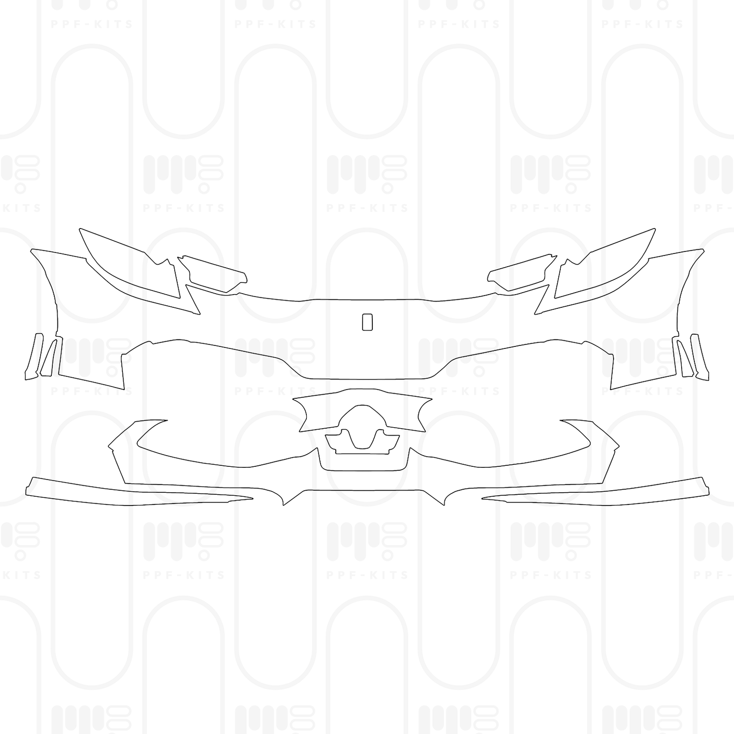 Voorgesneden PPF Ferrari 296 GTB 2025