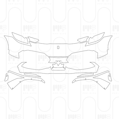 Voorgesneden PPF Ferrari 296 GTB 2025