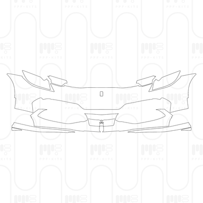 Voorgesneden PPF Ferrari 296 GTB 2025