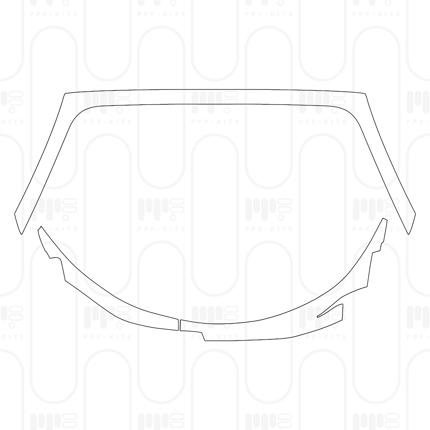 Voorgesneden PPF Ferrari 296 GTS 2025