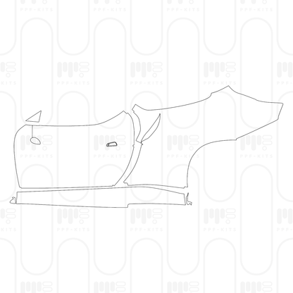 Voorgesneden PPF Ferrari 296 GTS 2025