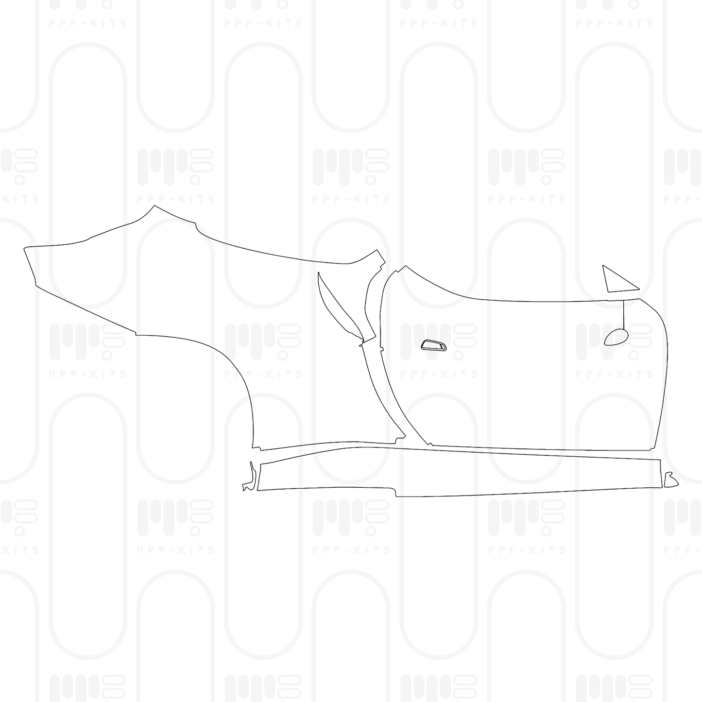 Voorgesneden PPF Ferrari 296 GTS 2025