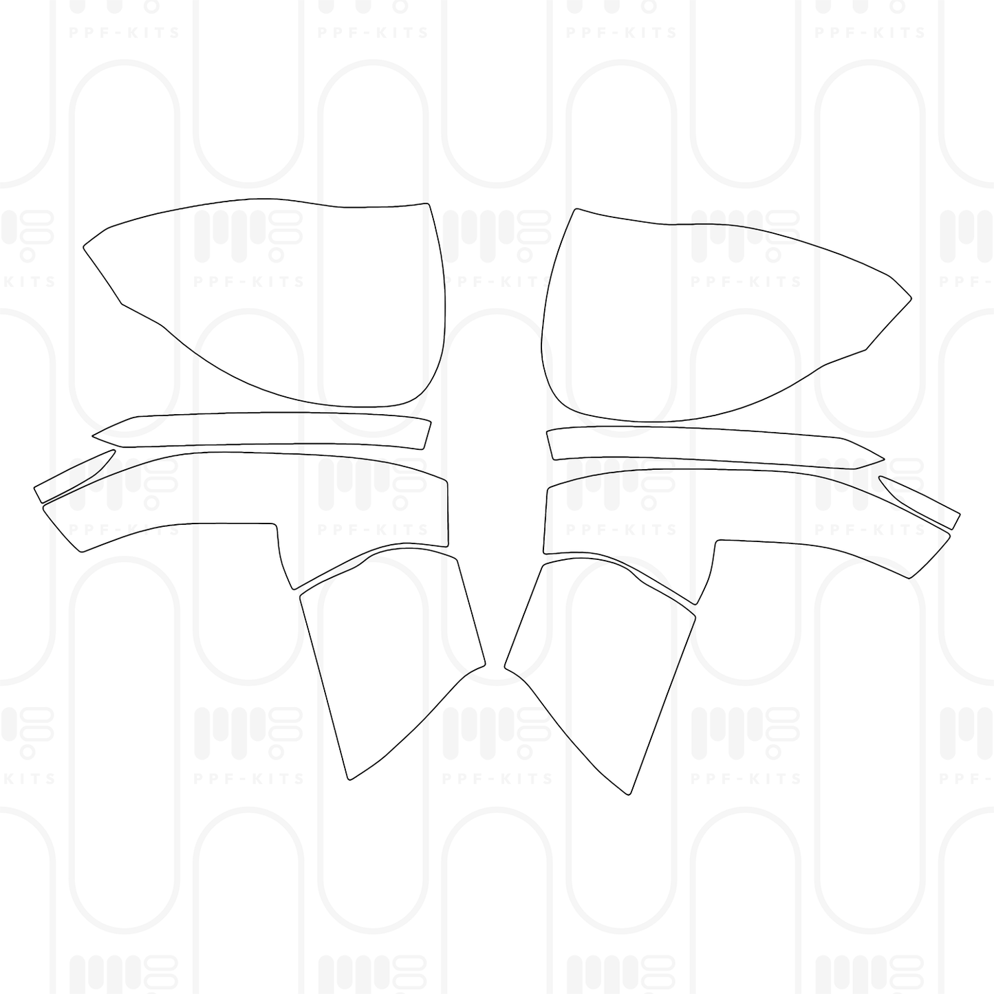 Voorgesneden PPF Ferrari 296 GTB 2025