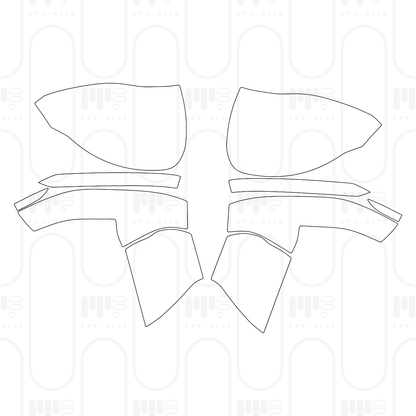 Voorgesneden PPF Ferrari 296 GTB 2025