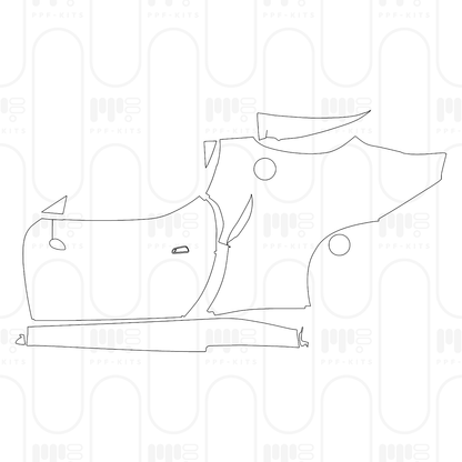 Voorgesneden PPF Ferrari 296 GTB 2025