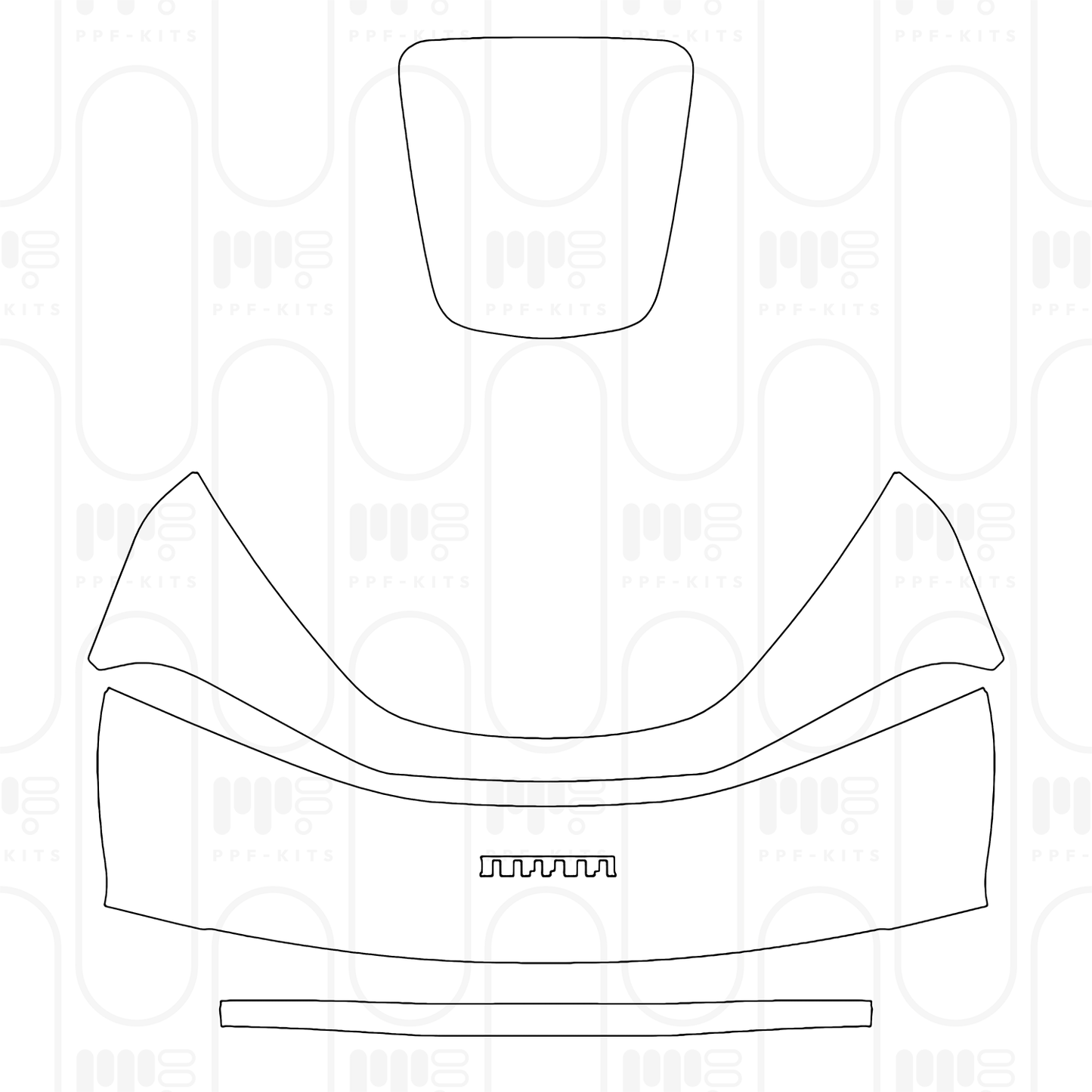 Voorgesneden PPF Ferrari 296 GTB 2025