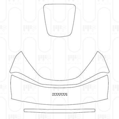 Voorgesneden PPF Ferrari 296 GTB 2025