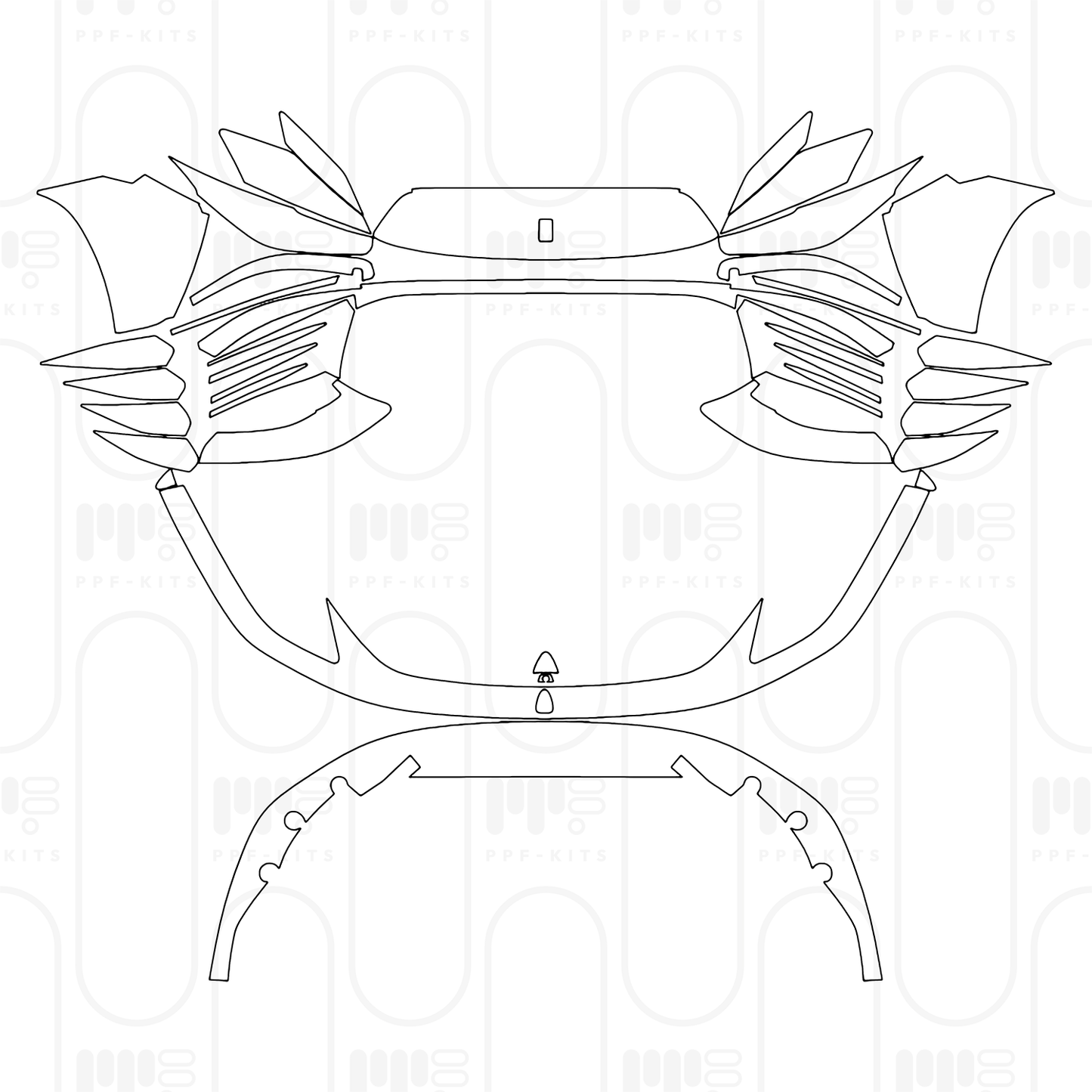 Voorgesneden PPF Ferrari Daytona SP3 2025