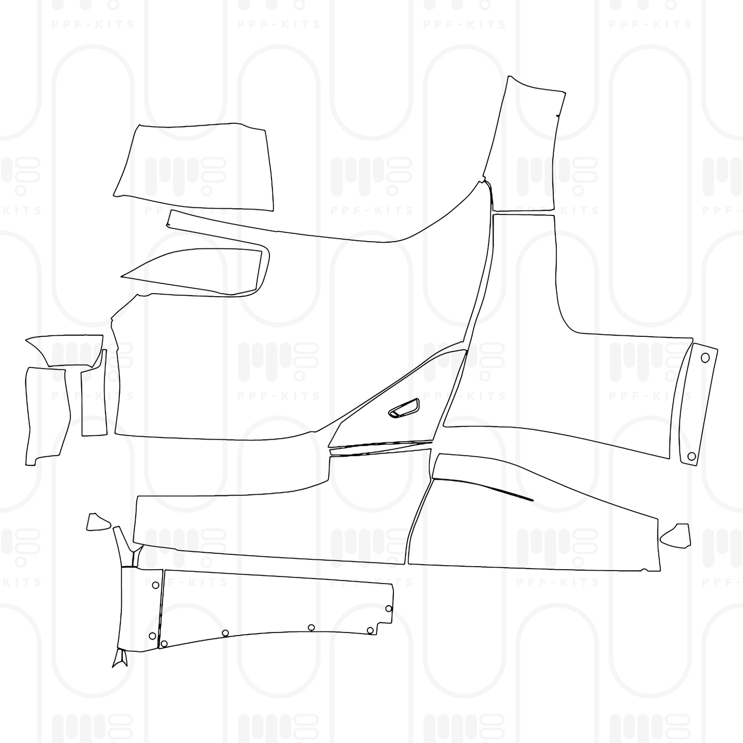Voorgesneden PPF Ferrari Daytona SP3 2025
