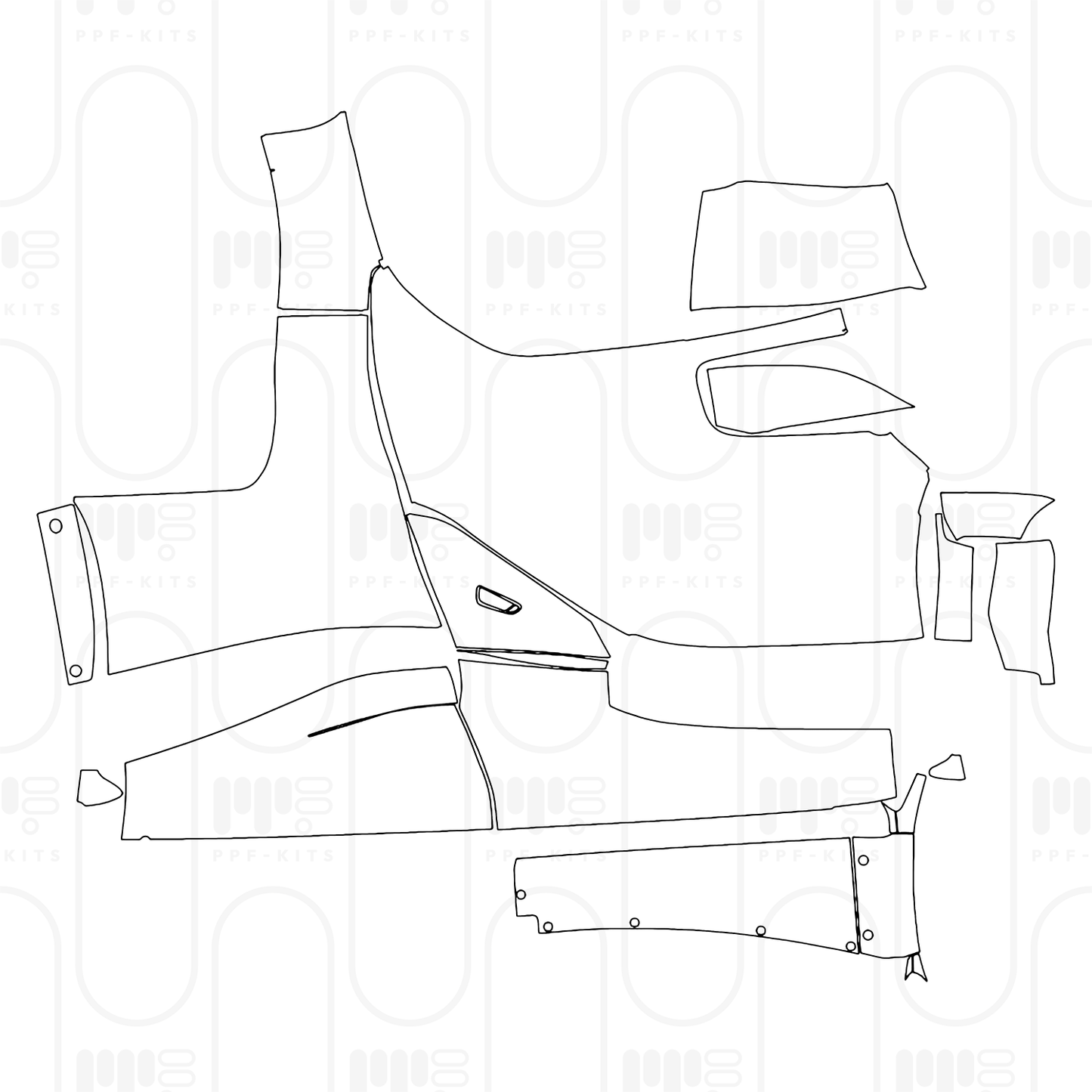 Voorgesneden PPF Ferrari Daytona SP3 2025