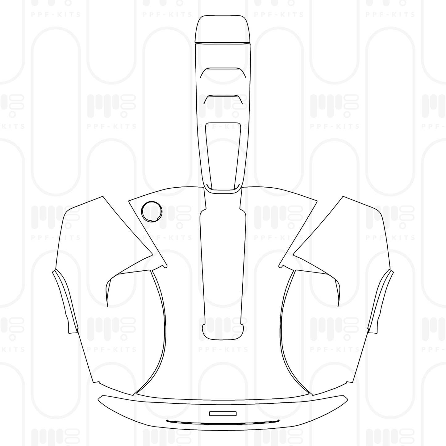 Voorgesneden PPF Ferrari Daytona SP3 2025