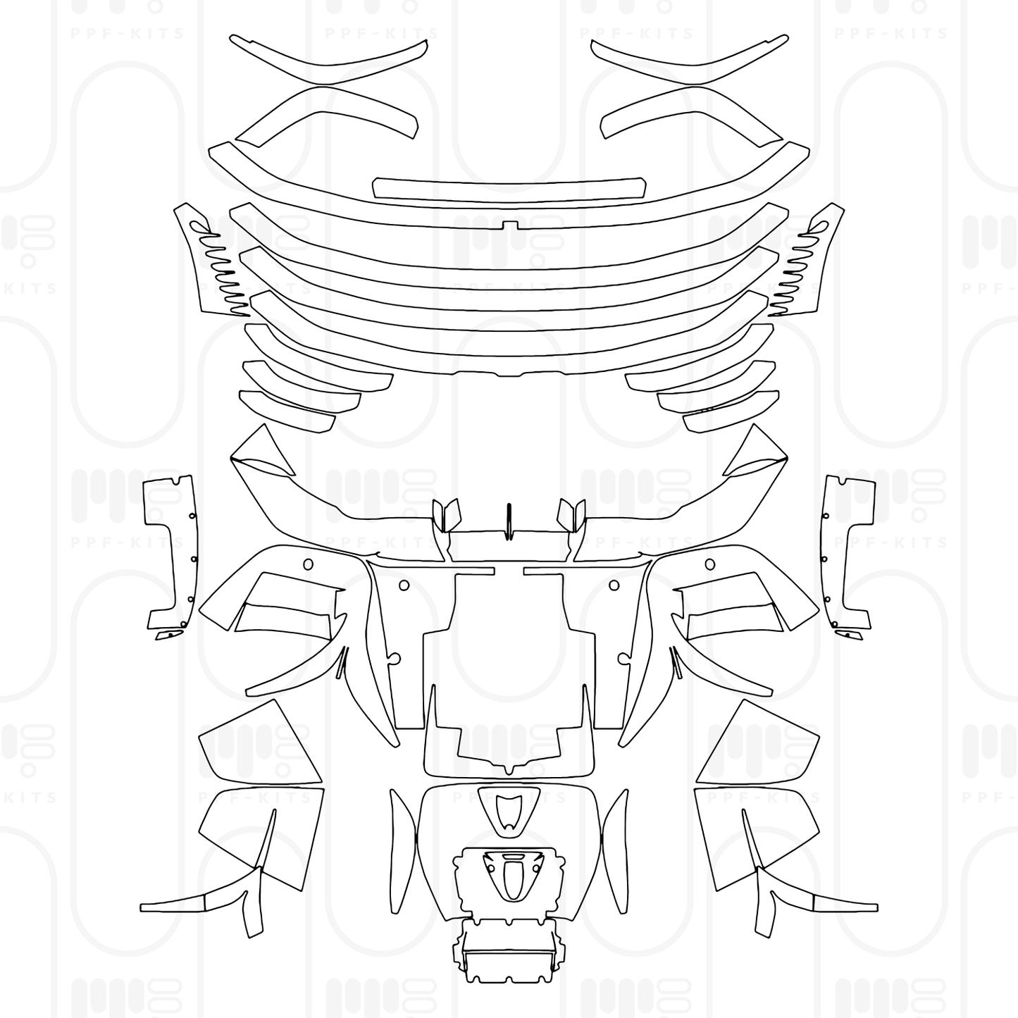Voorgesneden PPF Ferrari Daytona SP3 2025