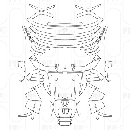 Voorgesneden PPF Ferrari Daytona SP3 2025