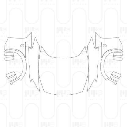 Voorgesneden PPF Ferrari Purosangue 2025