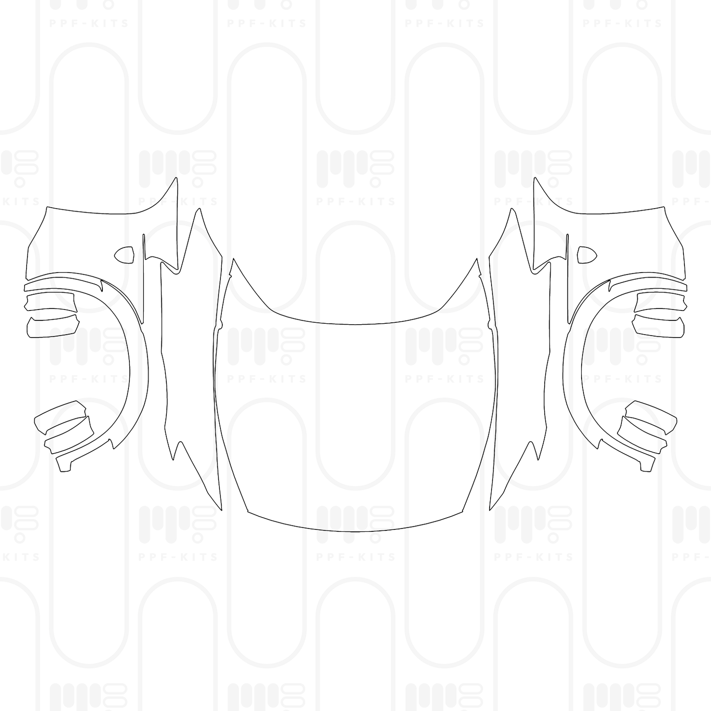 Voorgesneden PPF Ferrari Purosangue 2025