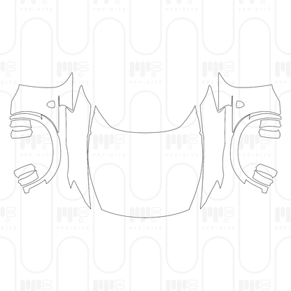 Voorgesneden PPF Ferrari Purosangue 2025