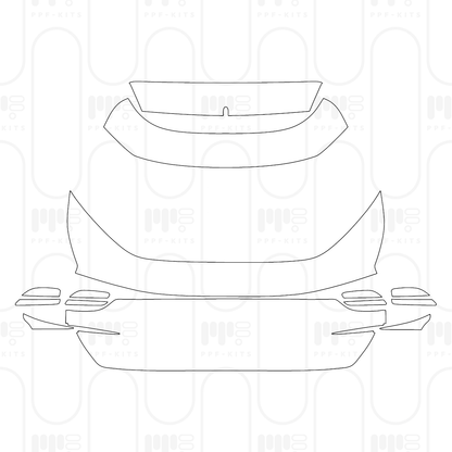 Voorgesneden PPF Ferrari Purosangue 2025