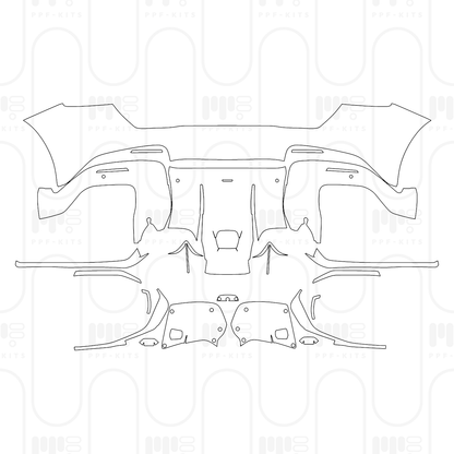 Voorgesneden PPF Ferrari Purosangue 2025