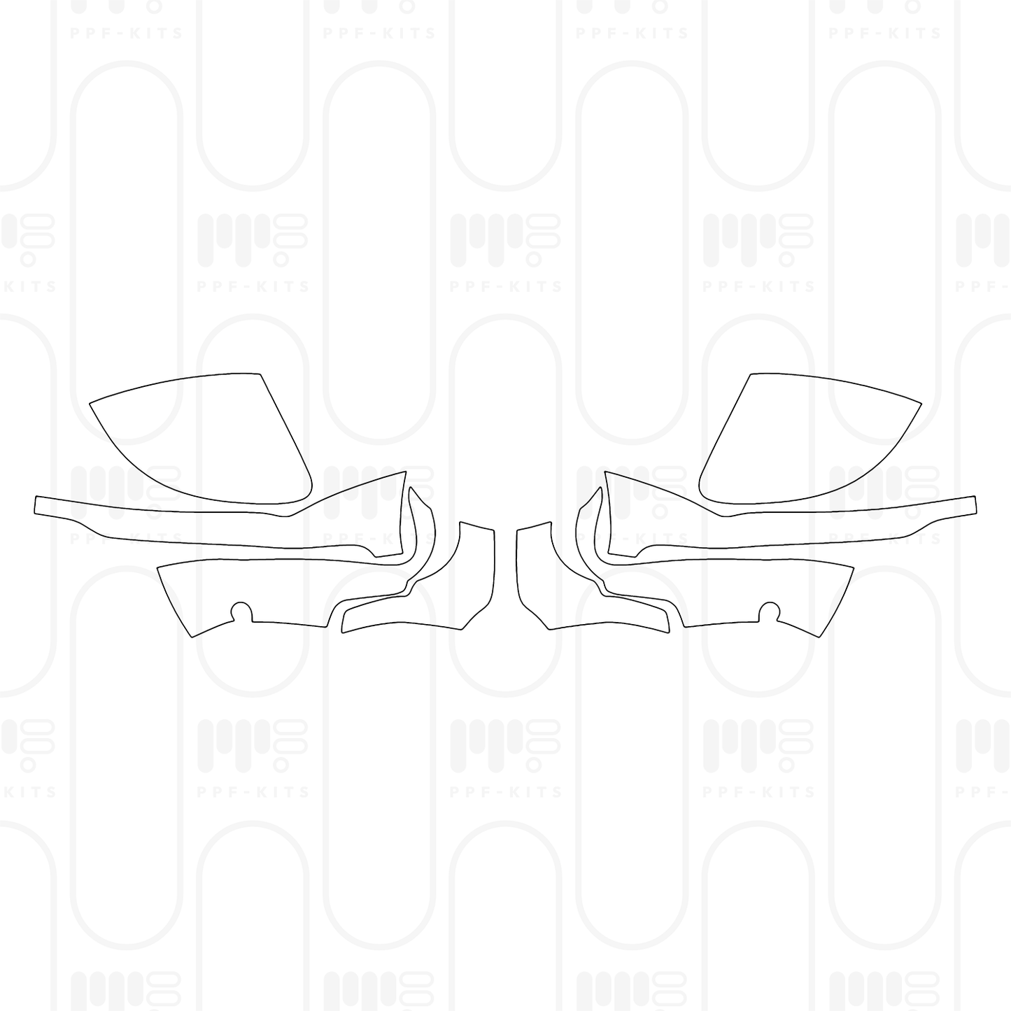 Voorgesneden PPF Ferrari Purosangue 2025