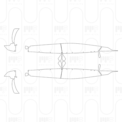 Voorgesneden PPF Ferrari Purosangue 2025