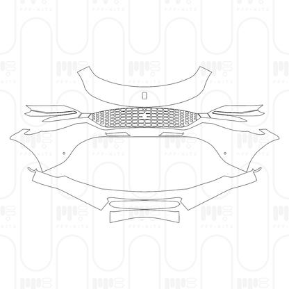 Voorgesneden PPF Ferrari Roma Spider 2025