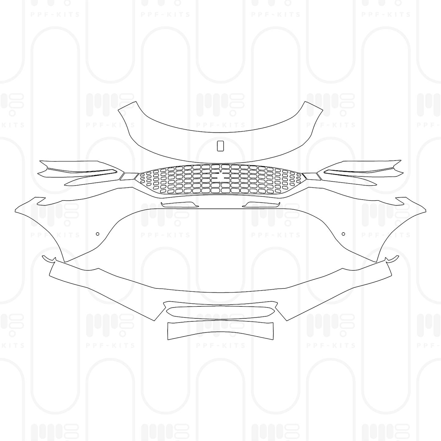 Voorgesneden PPF Ferrari Roma Spider 2025