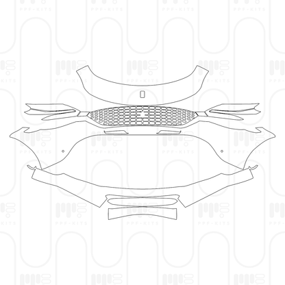 Voorgesneden PPF Ferrari Roma Spider 2025