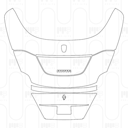 Voorgesneden PPF Ferrari Roma Spider 2025