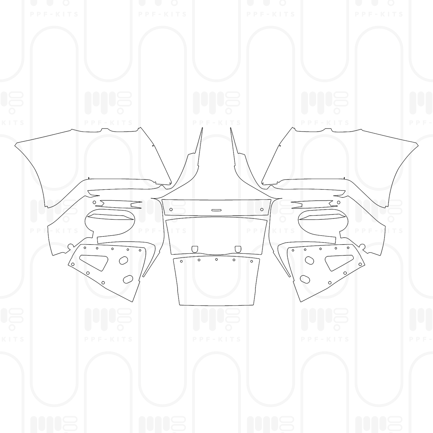 Voorgesneden PPF Ferrari Roma Spider 2025