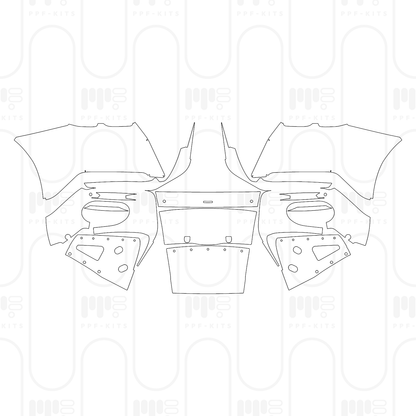 Voorgesneden PPF Ferrari Roma Spider 2025