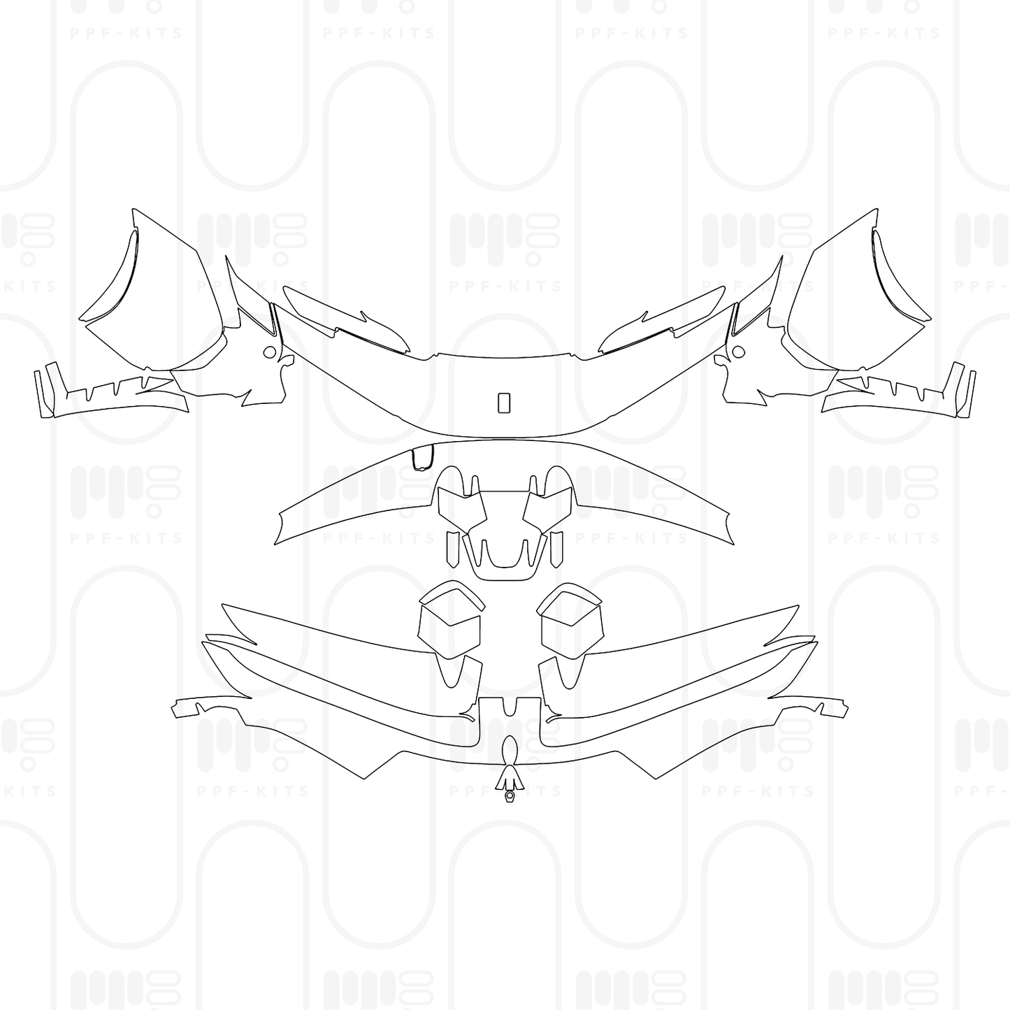 Voorgesneden PPF Ferrari SF90 XX Stradale 2025