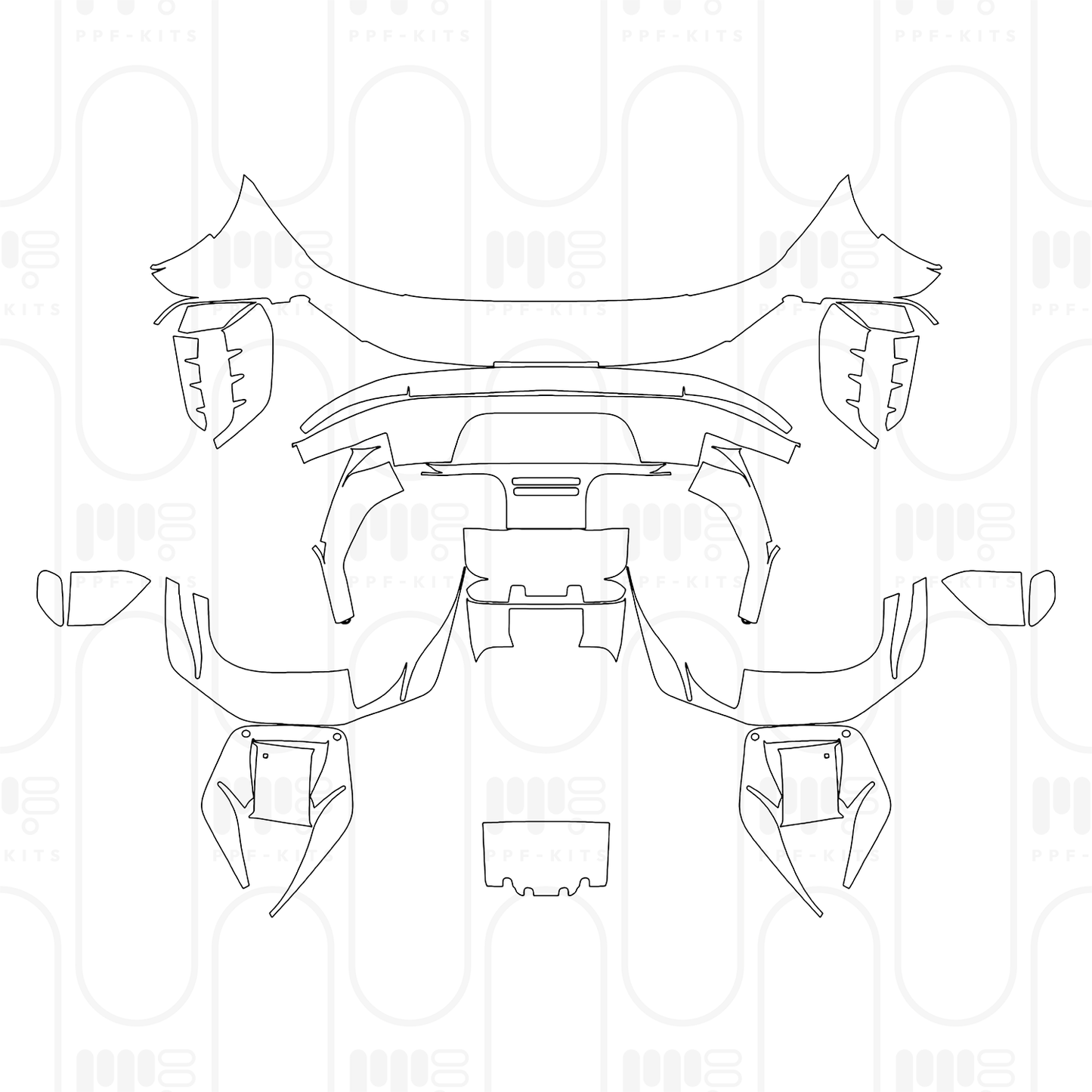 Voorgesneden PPF Ferrari SF90 XX Stradale 2025