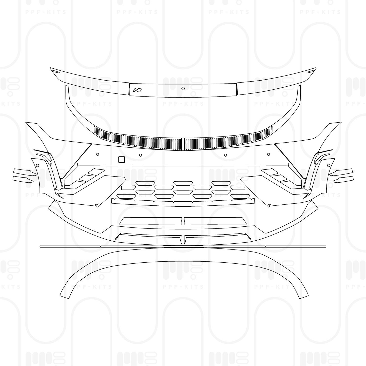 Voorgesneden PPF Hyundai IONIQ 5 N 2025