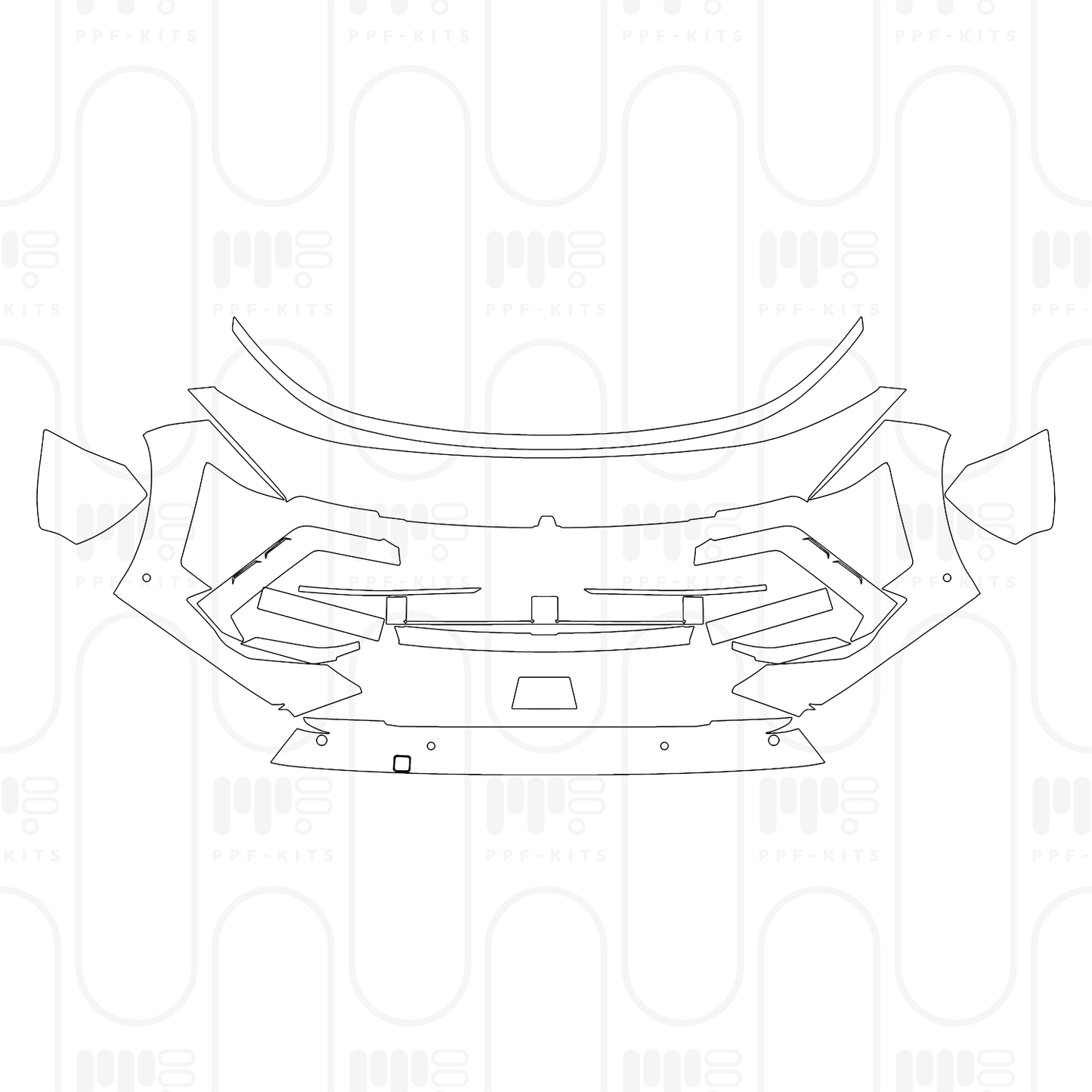 Voorgesneden PPF Hyundai Kona N-Line 2025