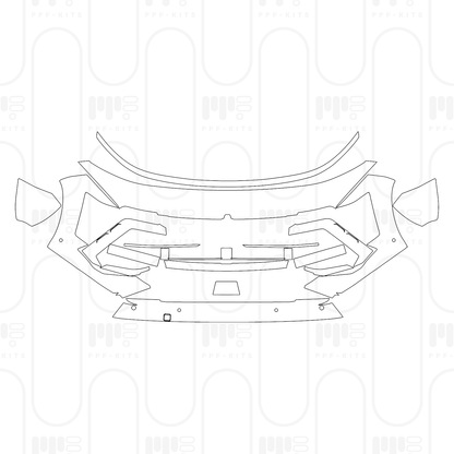 Voorgesneden PPF Hyundai Kona N-Line 2025