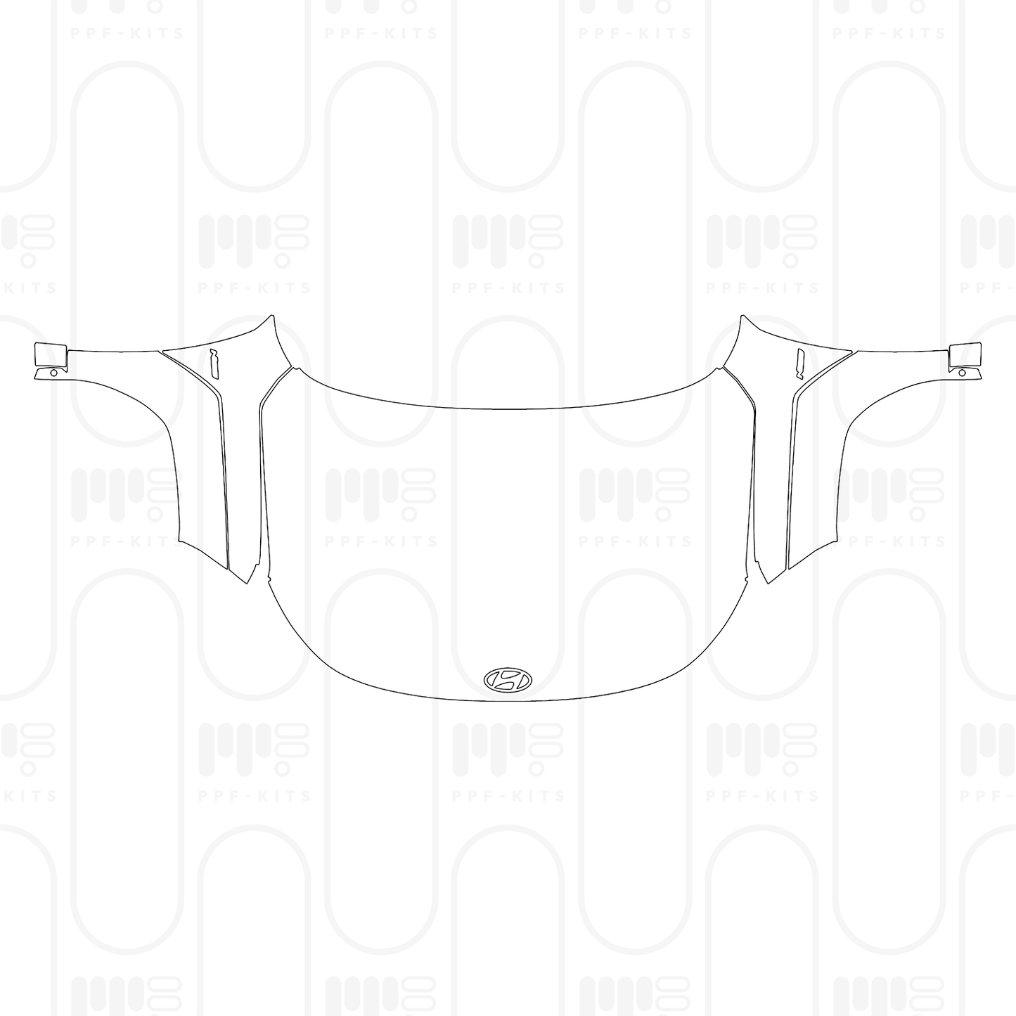 Voorgesneden PPF Hyundai Kona N-Line 2025