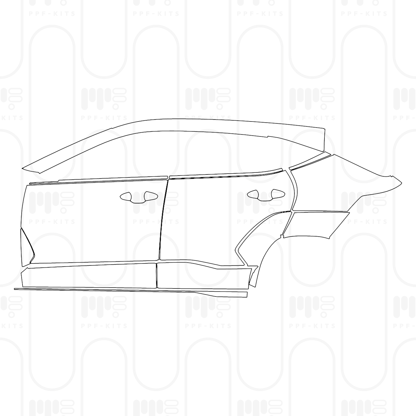 Voorgesneden PPF Hyundai Kona N-Line 2025